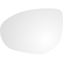 MAZDA 2 2007 - 2014 DE PASSENGER SIDE MIRROR GLASS