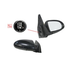 HYUNDAI ACCENT 2006 - 2009 MC DRIVER SIDE MIRROR ASSEMBLY